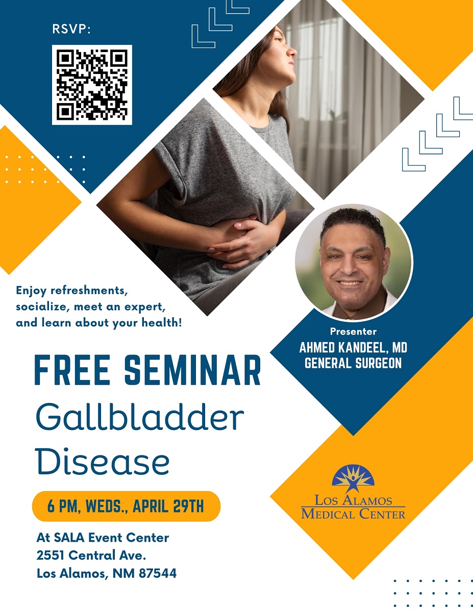 LAMC’s Free Community Seminar Series
Continues With Talk On Gallbladder Disease On April 29th